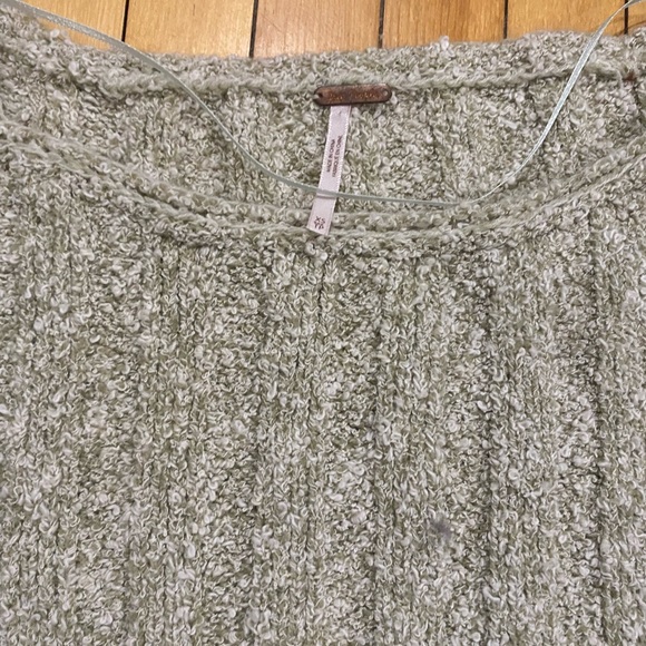 Free people short sleeve cropped sweater - Picture 3 of 3
